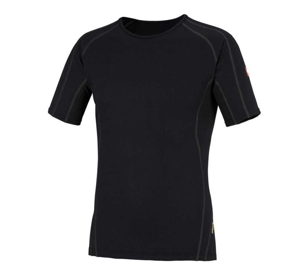 Sous-vêtements | Vêtements thermiques: e.s. Fonction-T-Shirt clima-pro - warm, hommes + noir