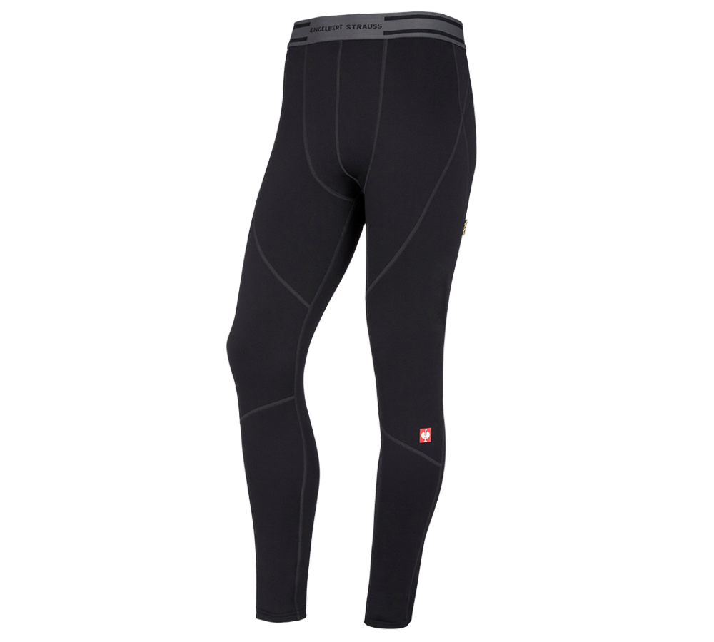 Unterwäsche | Thermokleidung: e.s. Funktions-Long Pants thermo stretch-x-warm + schwarz