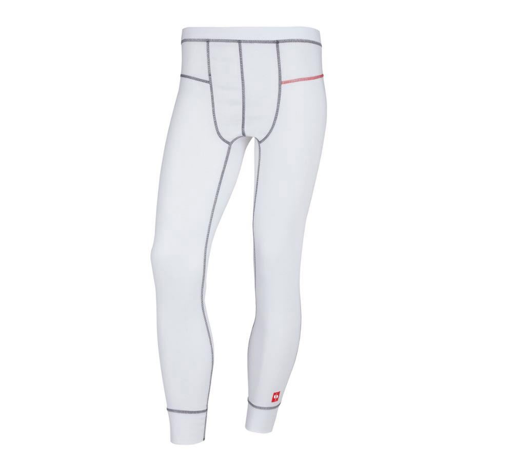 Sous-vêtements | Vêtements thermiques: e.s. Fonction-Long Pants basis-light + blanc