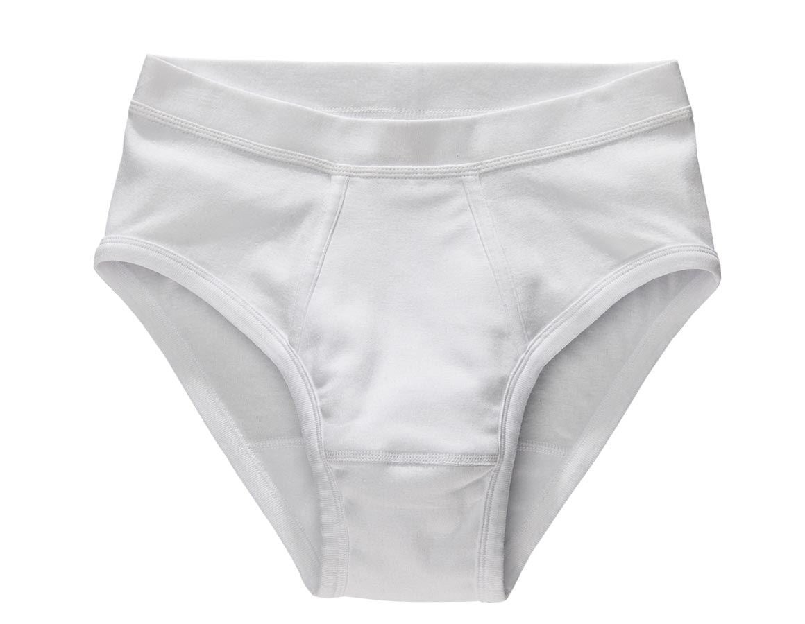 Sous-vêtements | Vêtements thermiques: e.s. Slip maille fine classic, lot de 2 + blanc