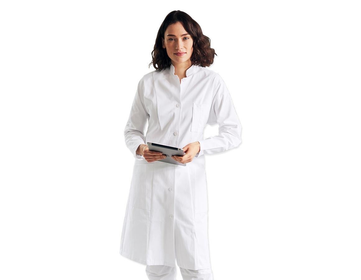 Sarraus de travail | Manteaux médicaux: Manteau professionnel Regine + blanc