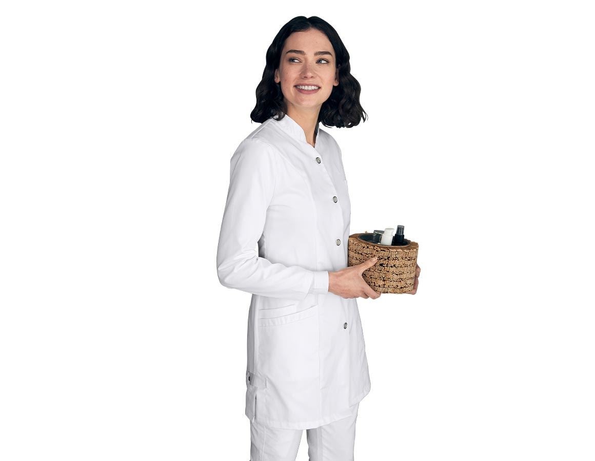 Sarraus de travail | Manteaux médicaux: Manteau professionnel Verena + blanc