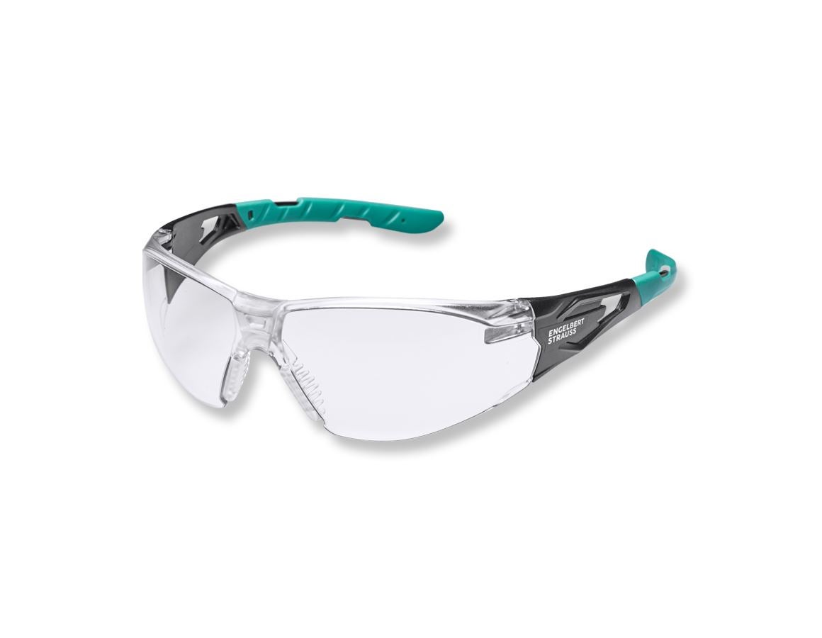 Veiligheidsbrillen: e.s. Dames-veiligheidsbril Wise + helder-transparant/turquoise