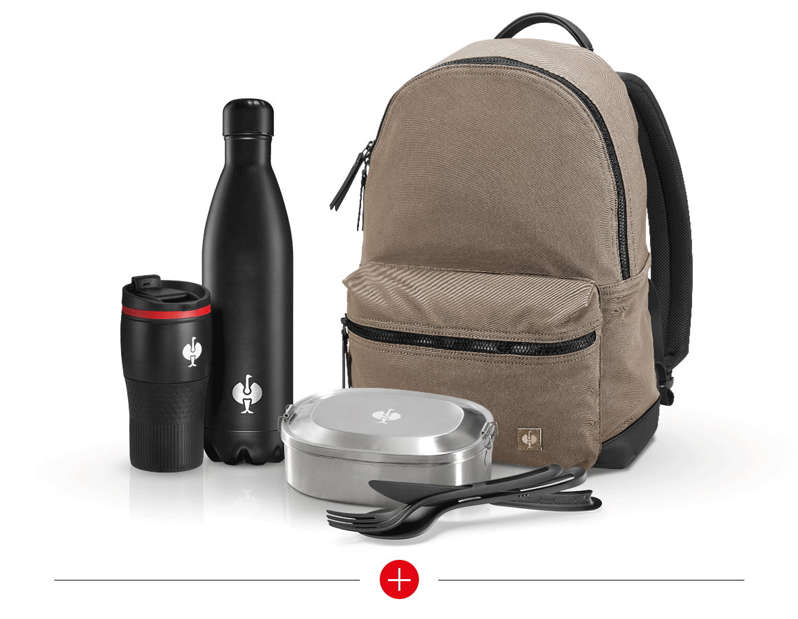 Accessoires: KIT : Backpack e.s.motion ten + brun cendré