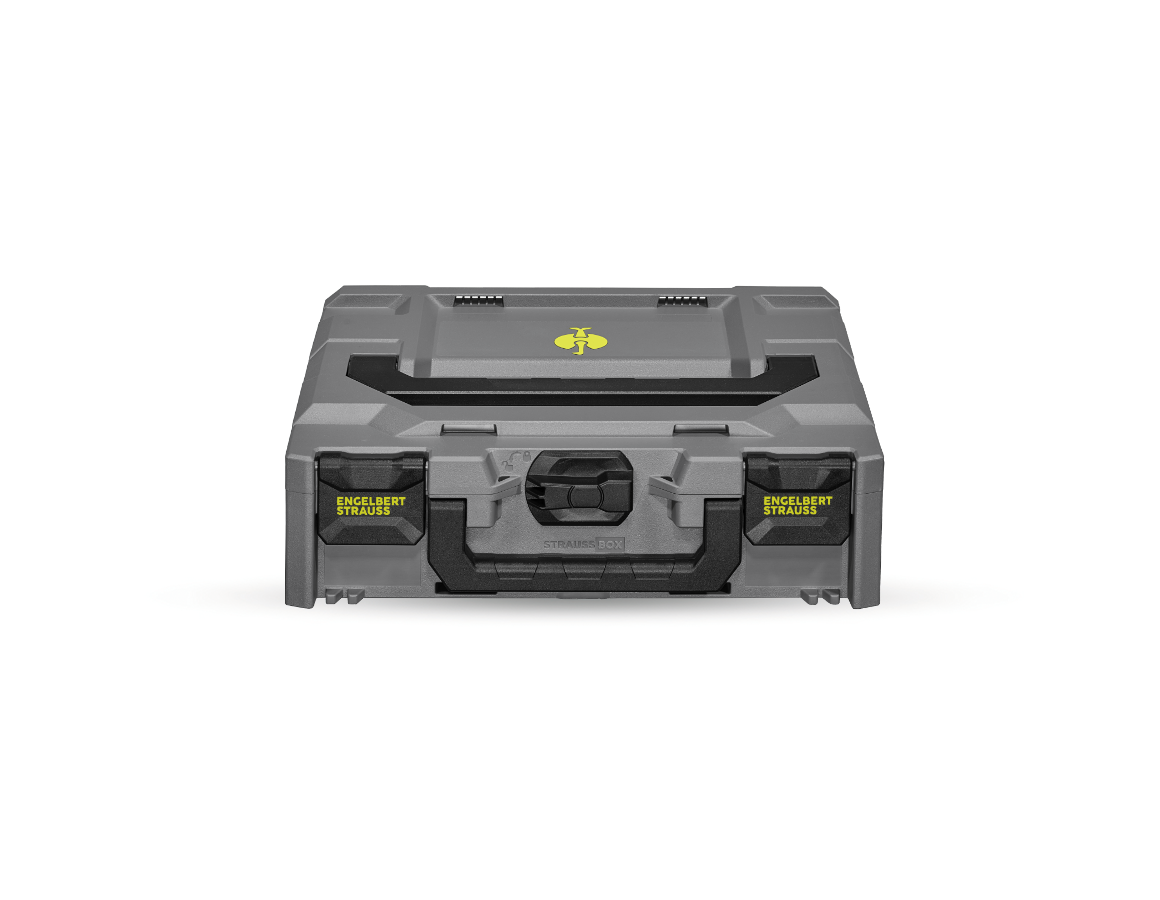 Système STRAUSSbox: STRAUSSbox 118 midi + gris basalte/jaune acide