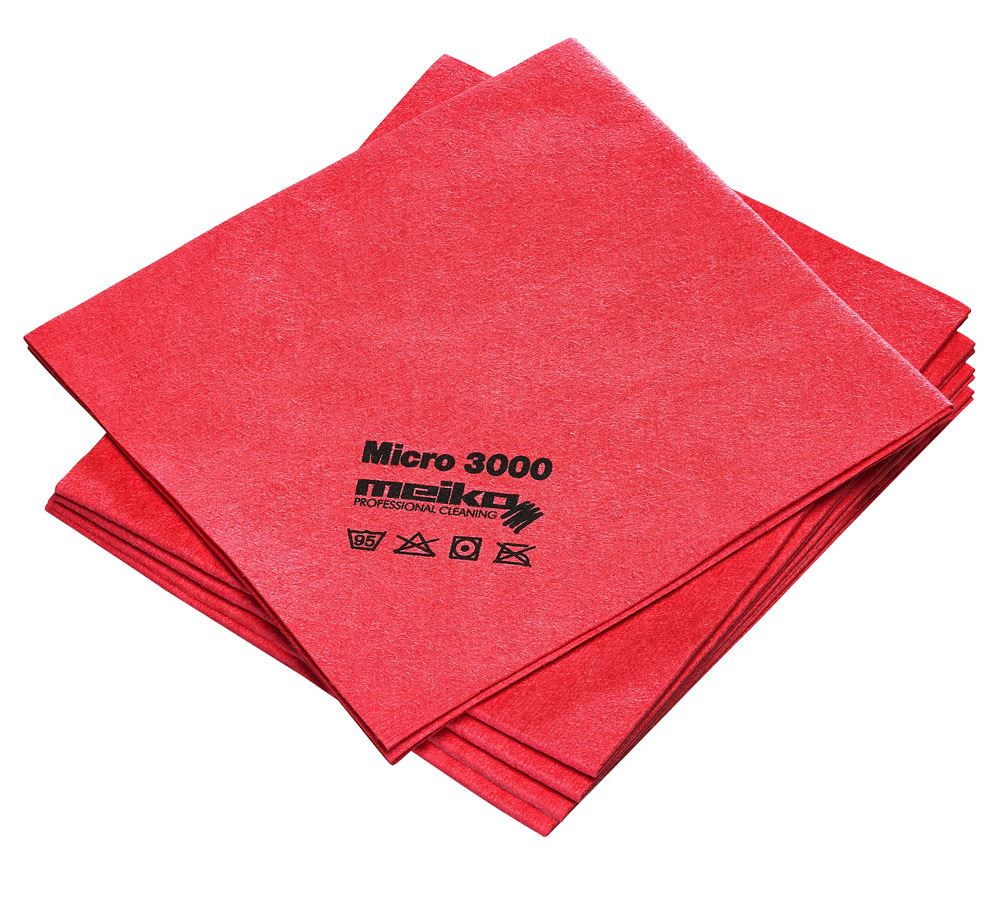 Doeken: Microvezeldoekjes MICRO 3000 + rood
