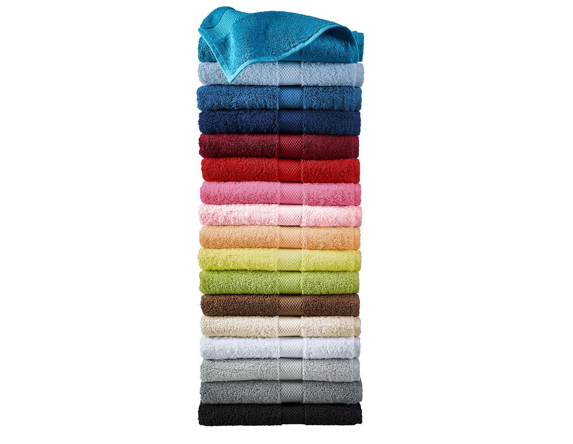 Doeken: Frotté handdoeken Premium per 3 + lichtblauw