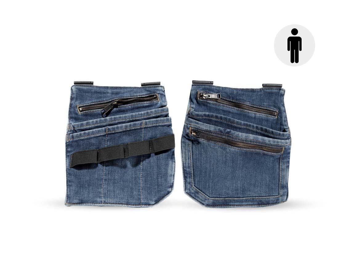 Accessoires: Jeans-gereedschapszak e.s.concrete + stonewashed