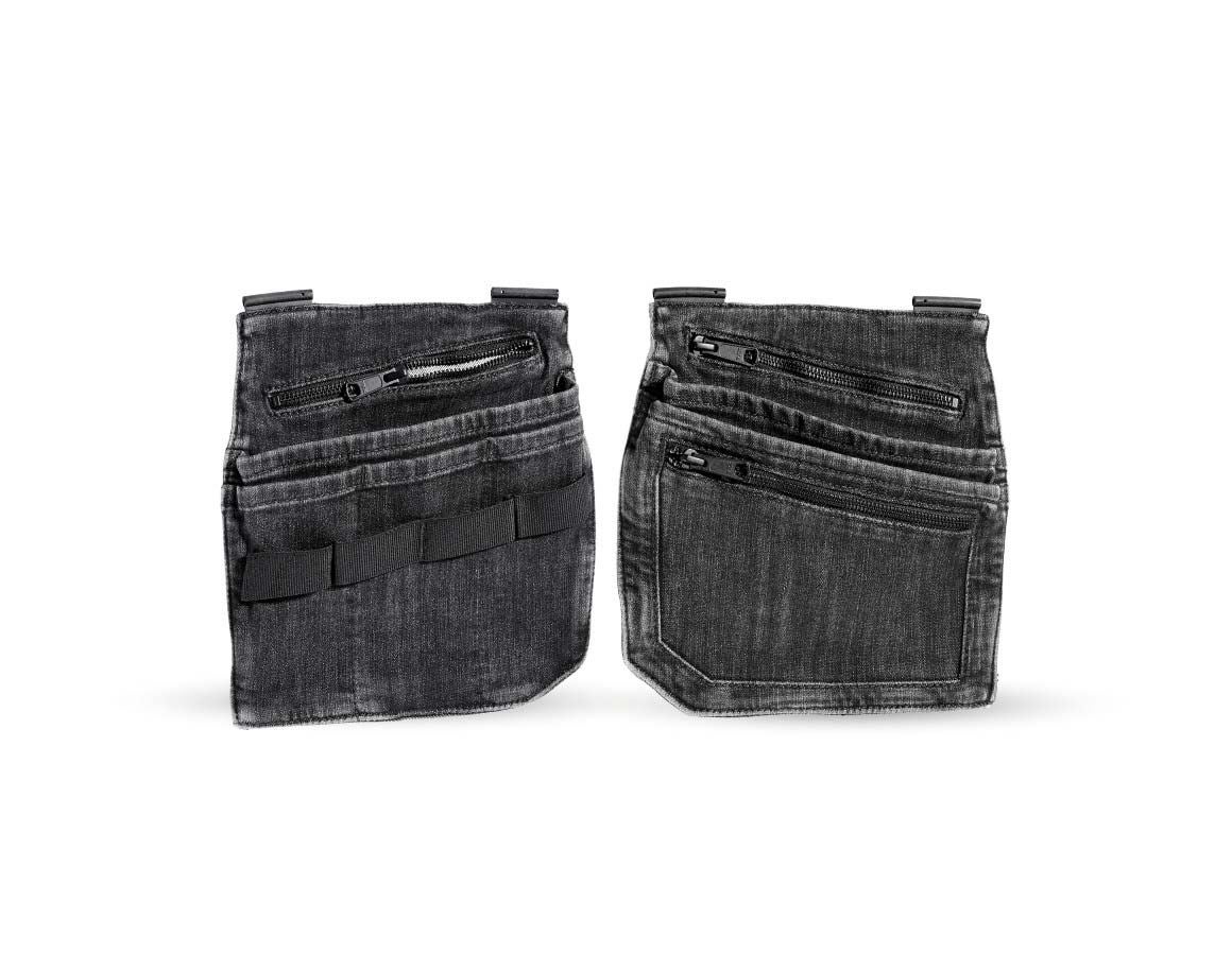 Accessoires: Jeans-gereedschapszak e.s.concrete + blackwashed