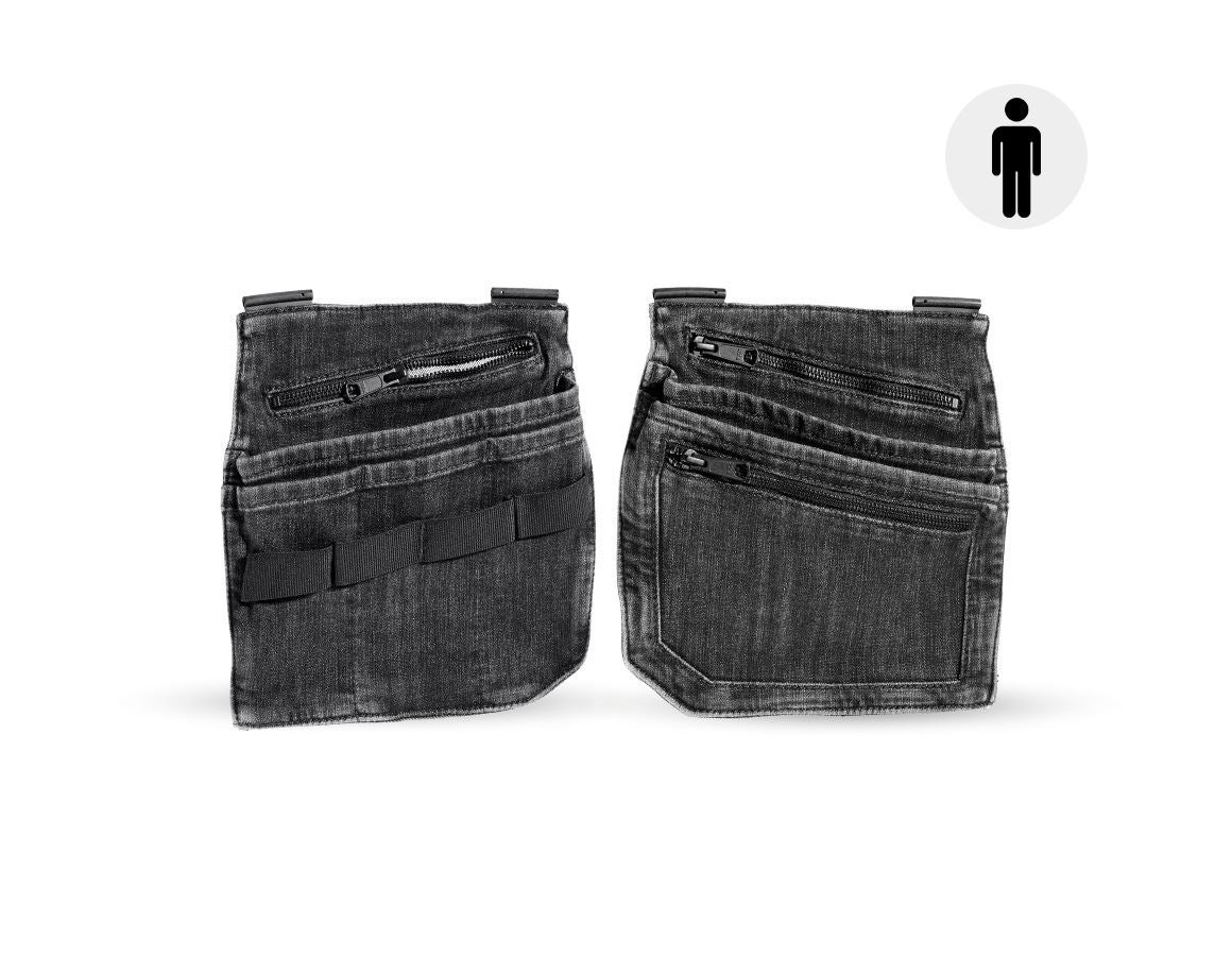 Accessoires: Jeans-gereedschapszak e.s.concrete + blackwashed