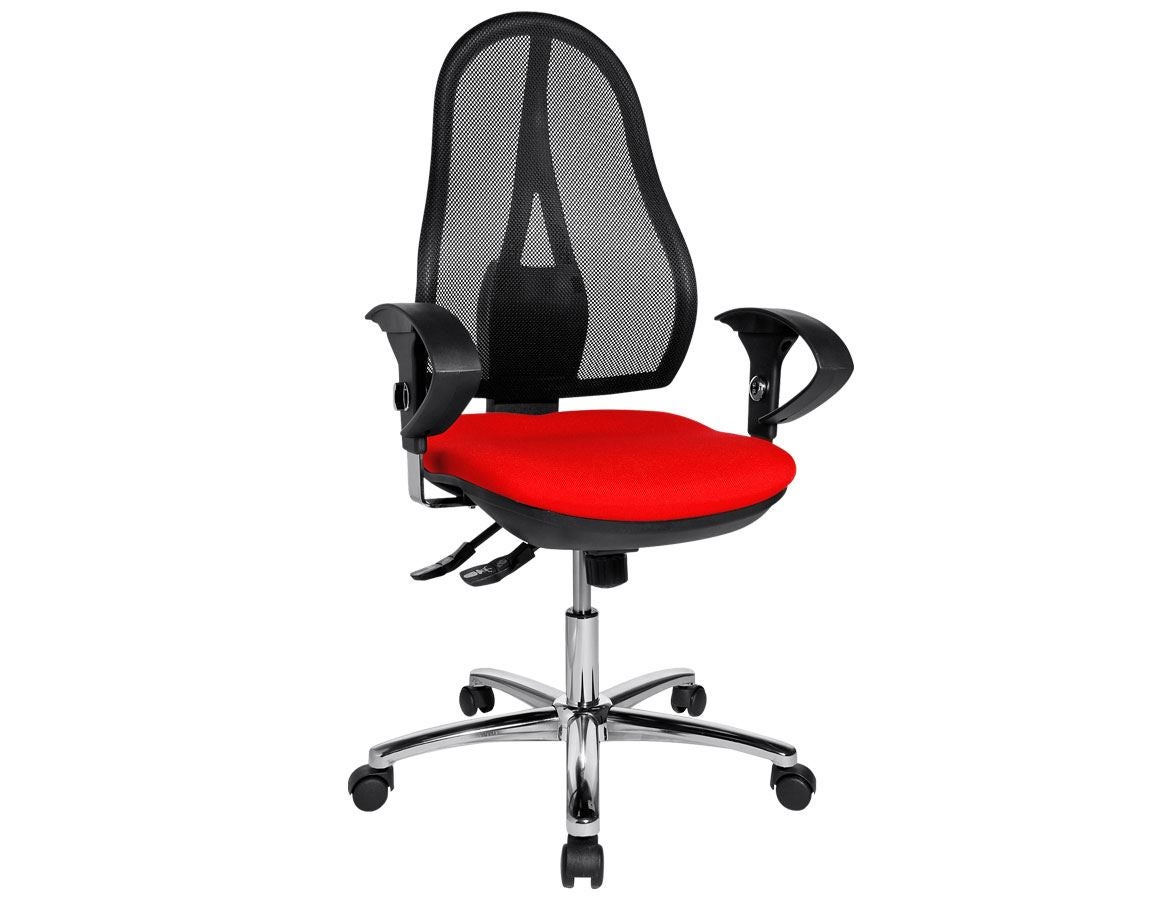 Chaises: Chaise de bureau rotative Open Point® SY Deluxe + rouge