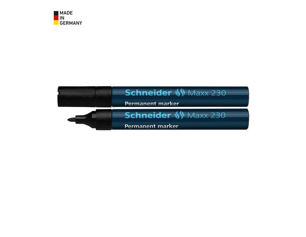 Schrijven | Corrigeren: Schneider Permanentmarker 230 + zwart