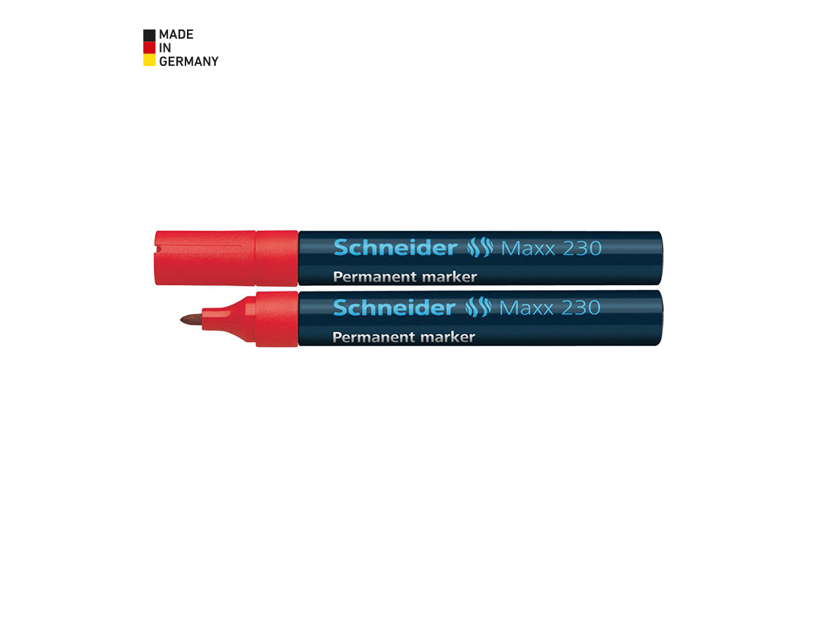 Schrijven | Corrigeren: Schneider Permanentmarker 230 + rood