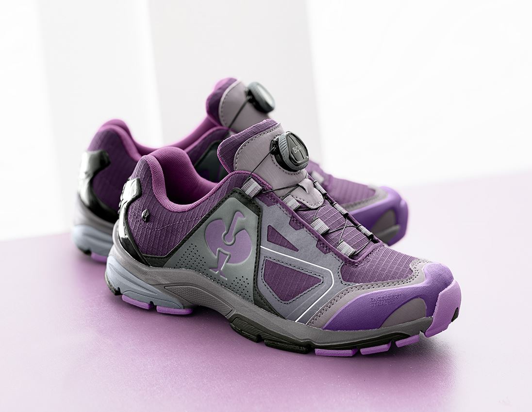 Schoenen: O2 Werkschoenen e.s. Minkar II + violet