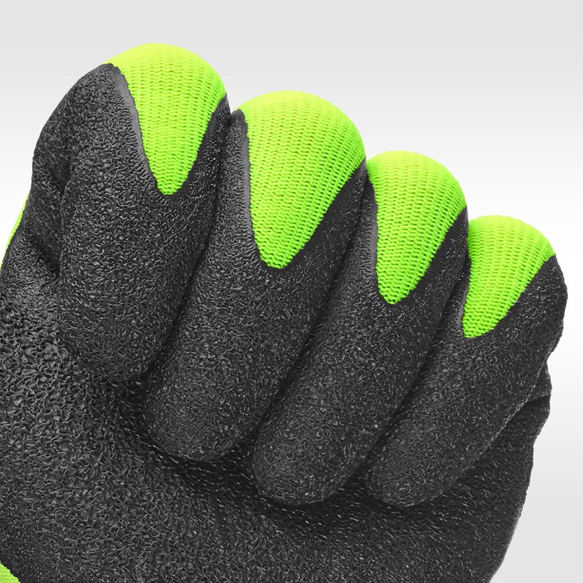 Gecoate: Gebreide latex handschoenen Senso Grip 2