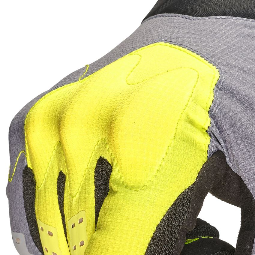 Hybride: Handschoenen e.s.trail, light + zuurgeel/bazaltgrijs/zwart 2