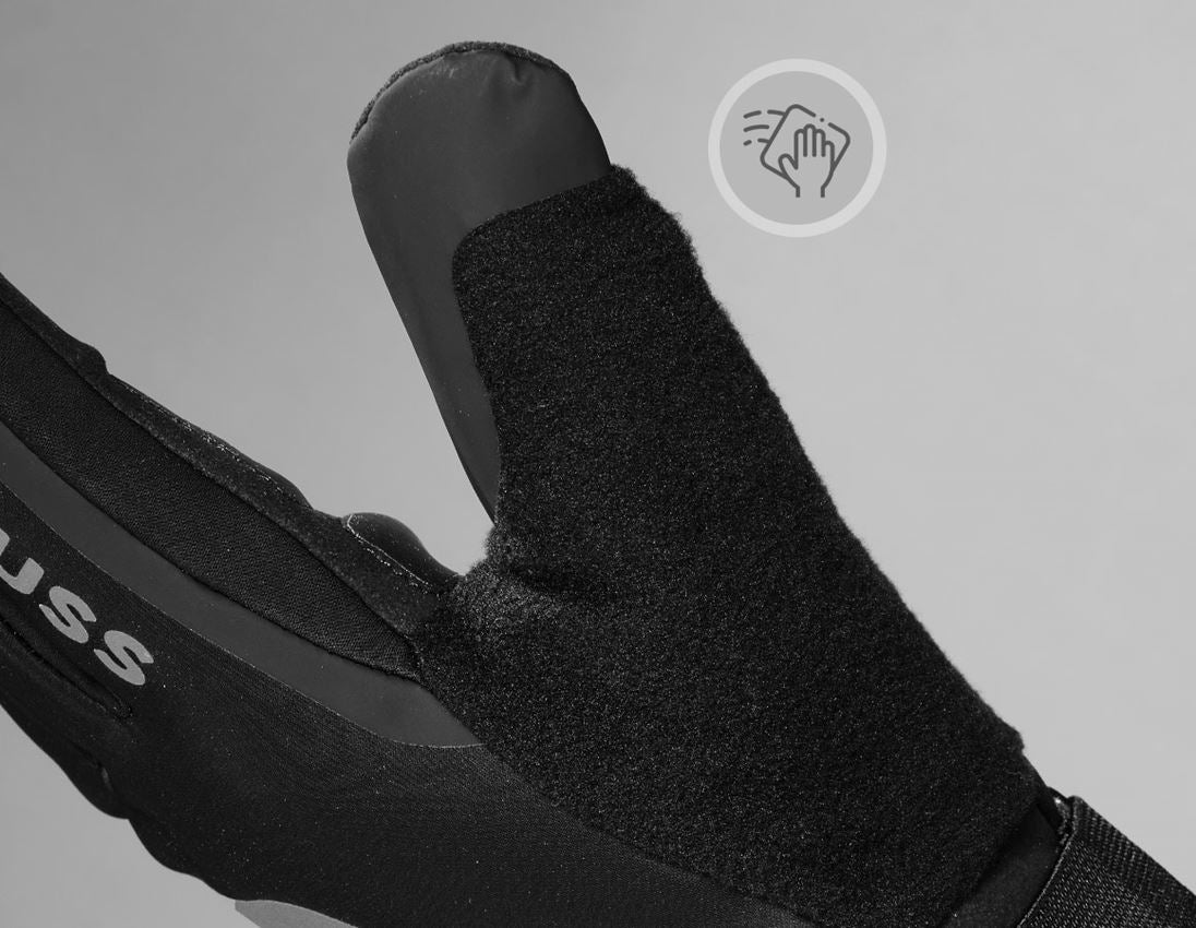 Hybride: Handschoenen e.s.trail winter + zwart/bazaltgrijs 3
