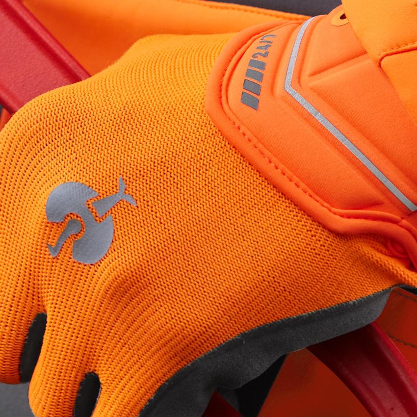 Thèmes: Gants hybrides e.s.motion 24/7 + orange fluo/anthracite 2