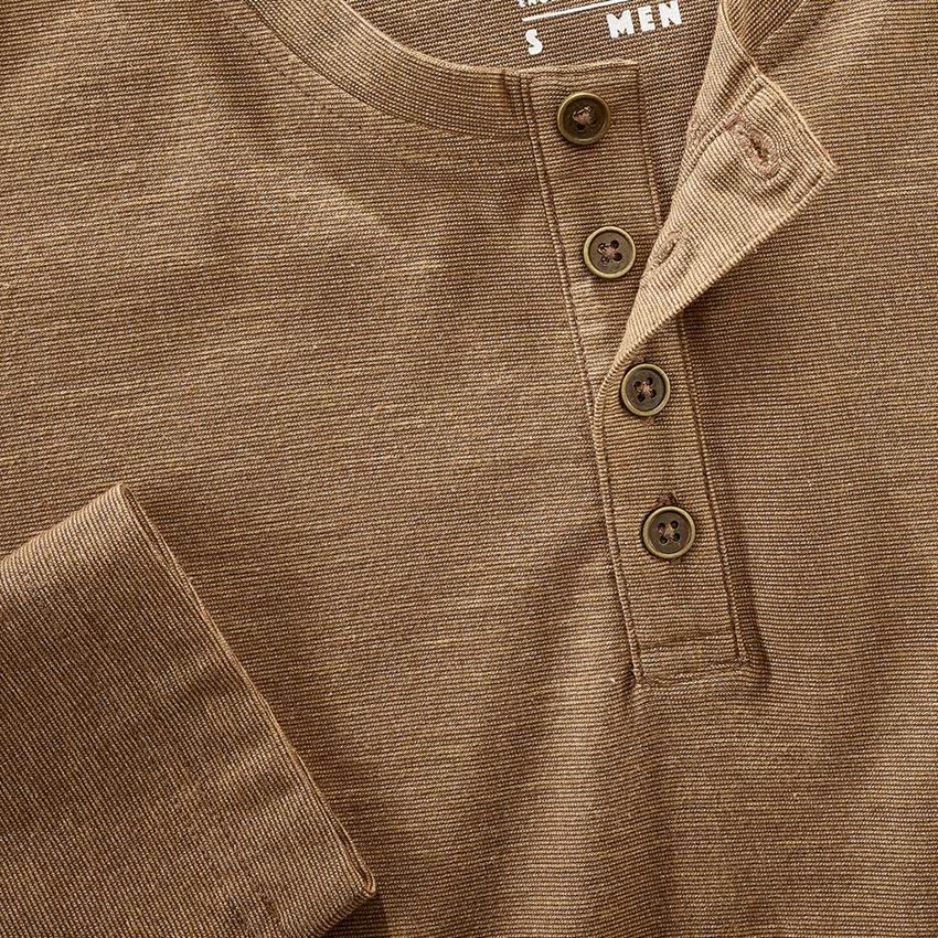 Shirts & Co.: Longsleeve e.s.vintage + sepia melange 2