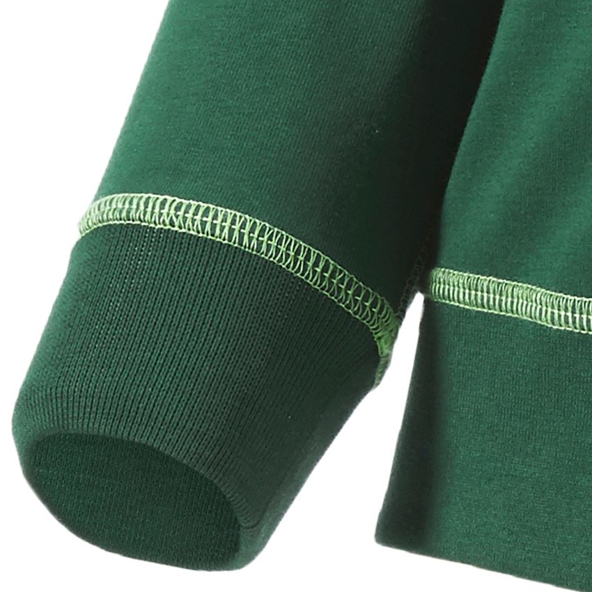 Shirts & Co.: Sweatshirt e.s.motion 2020, Kinder + grün/seegrün 2