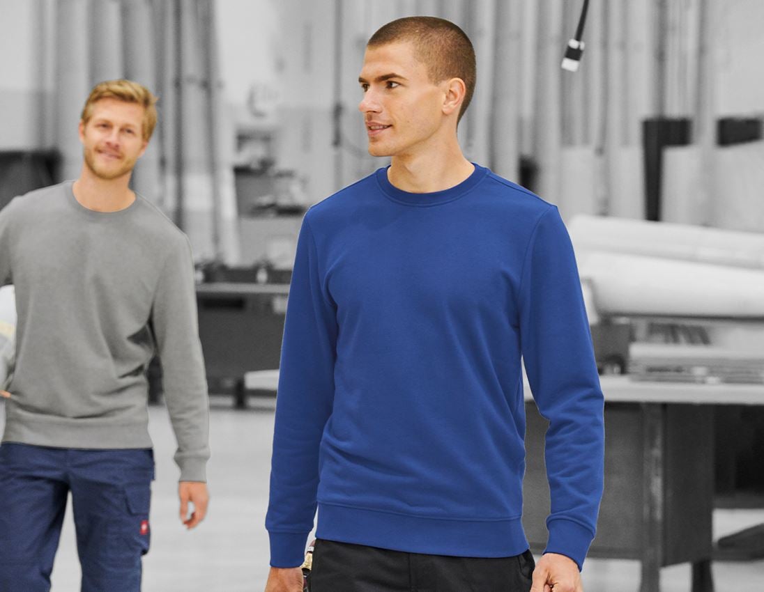 Hauts: Sweatshirt e.s.industry + bleu royal