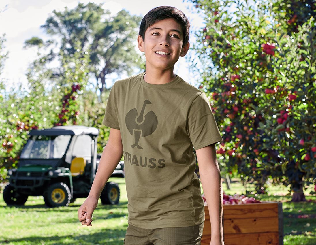 Bovenkleding: T-Shirt e.s.concrete, kinderen + stipa-groen