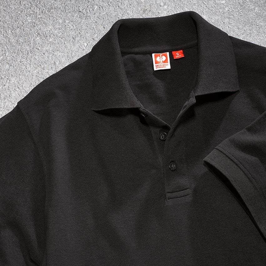 Shirts & Co.: Piqué-Polo e.s.industry + schwarz 2