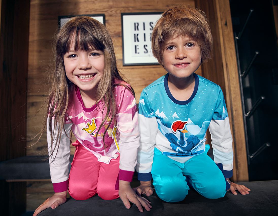 Accessoires: e.s. Pyjama Winter-Fun, enfants + bleu nice 1