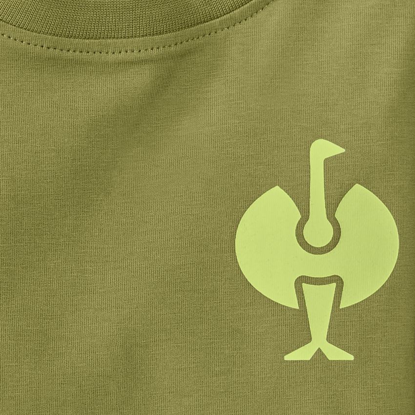 Hauts: T-Shirt e.s.trail, enfants + vert genévrier/vert citron 2