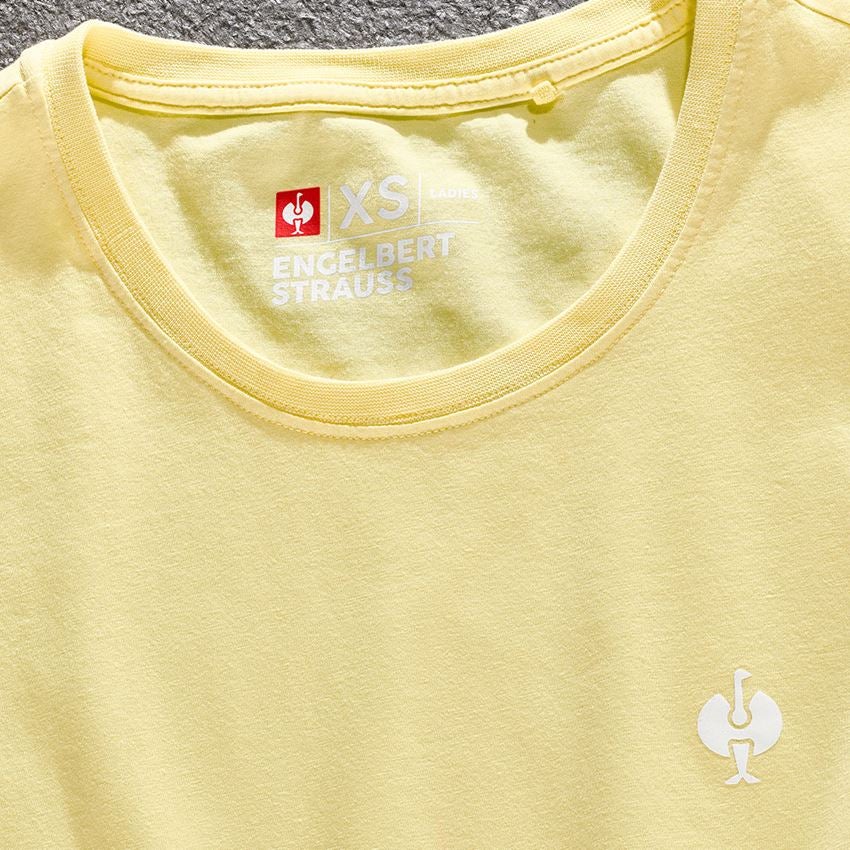 Hauts: T-Shirt e.s.motion ten pure, femmes + jaune clair vintage 2