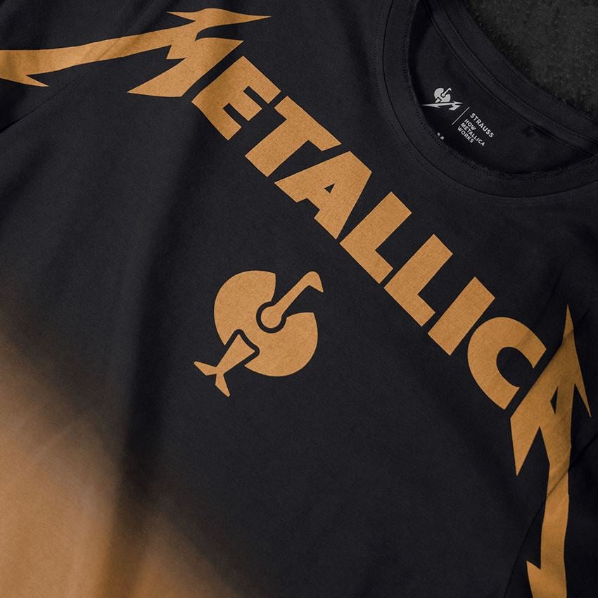 Hauts: Metallica cotton tee + noir/rouille 2