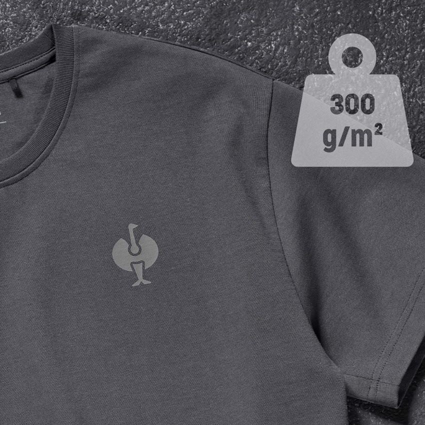 Hauts: T-shirt heavy e.s.iconic + gris carbone 2