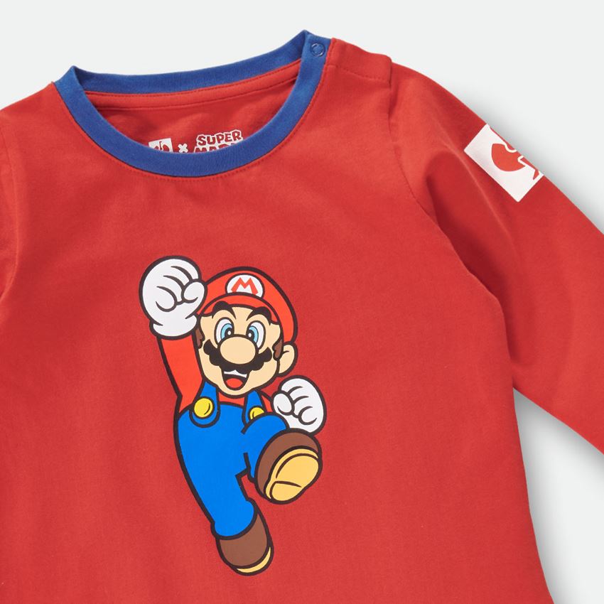 Accessoires: Super Mario babyromper + strauss rood 2