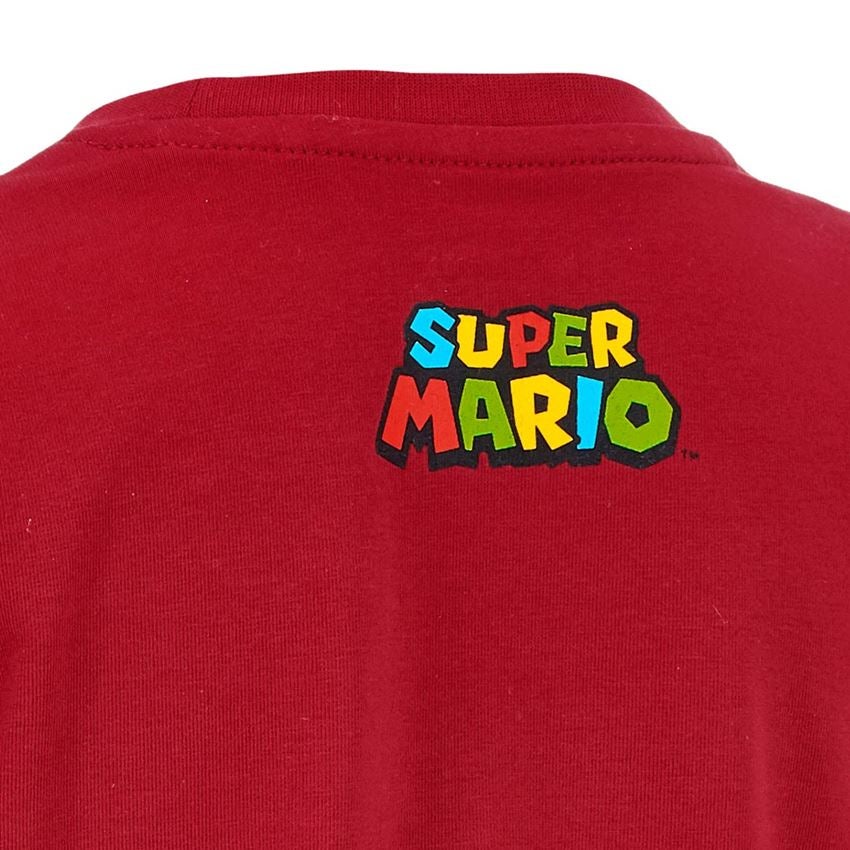 Shirts & Co.: Super Mario T-Shirt, Kinder + feuerrot 2