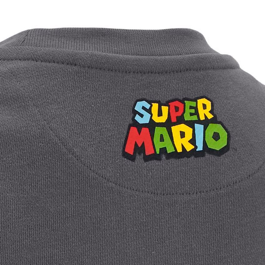 Hauts: Super Mario Sweatshirt, enfants + anthracite 2