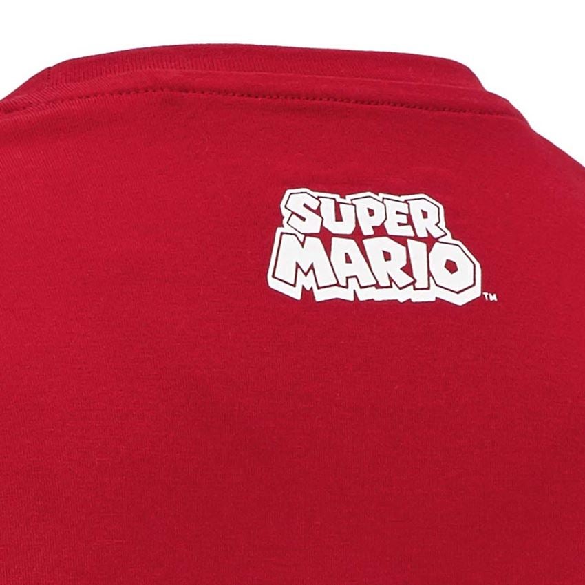 Bovenkleding: Super Mario T-Shirt, dames + vuurrood 2
