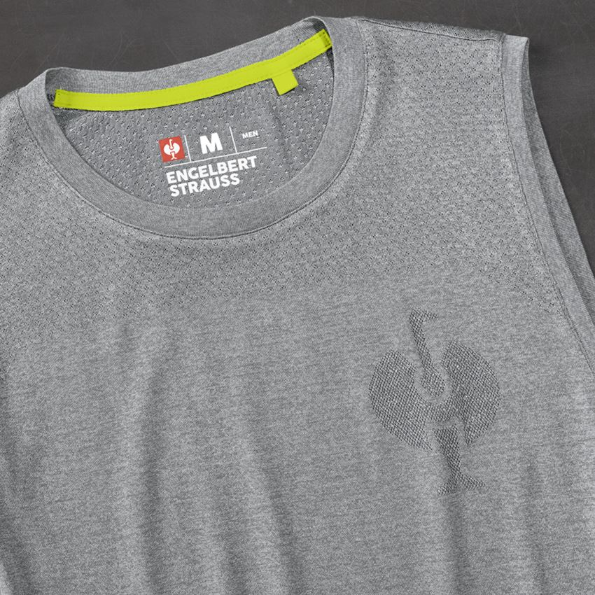 Kleding: Athletic shirt seamless e.s.trail + bazaltgrijs melange 2