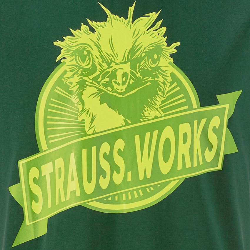 Kleding: e.s. T-Shirt strauss works + groen 2