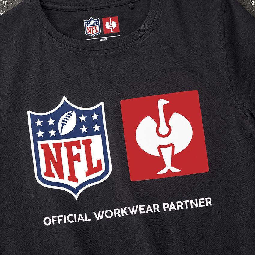 Samenwerkingen: NFL T-Shirt cotton, ladies + zwart 2