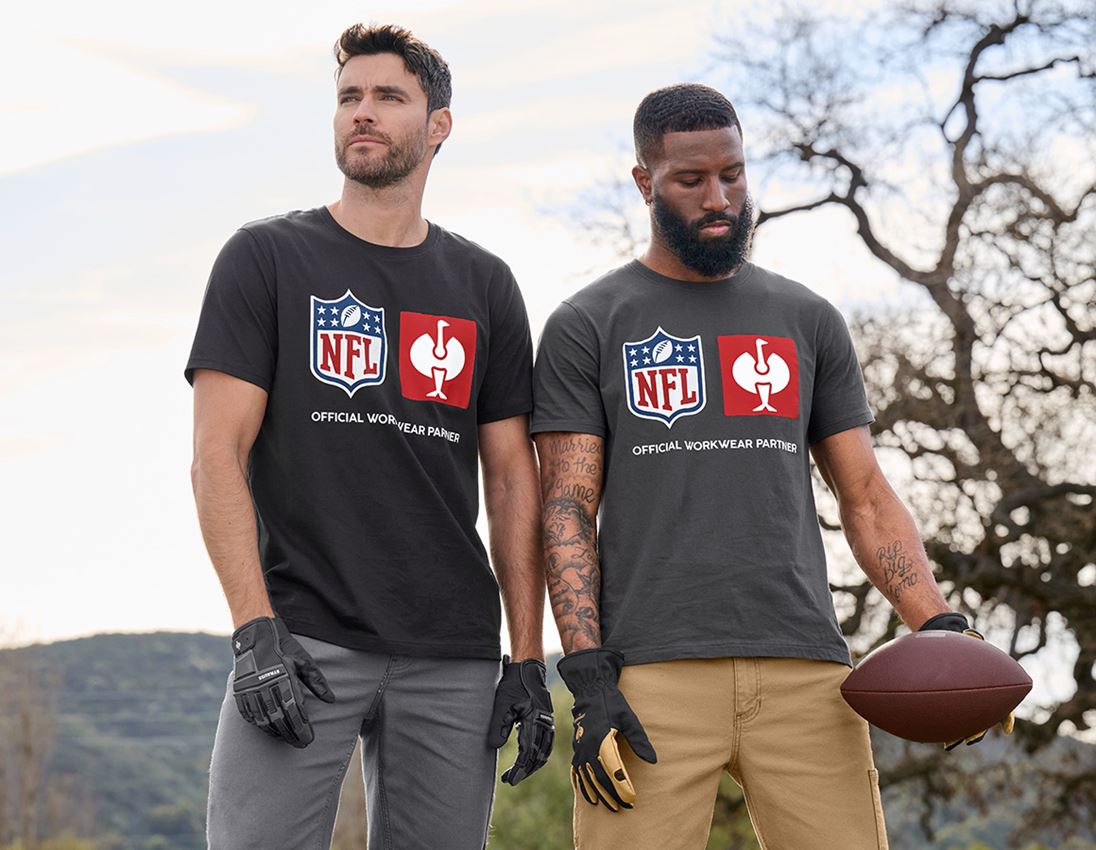 Kleding: NFL T-Shirt cotton + carbongrijs 3