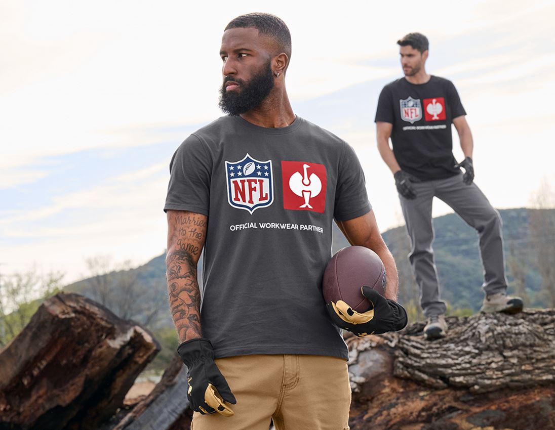 Samenwerkingen: NFL T-Shirt cotton + carbongrijs 1