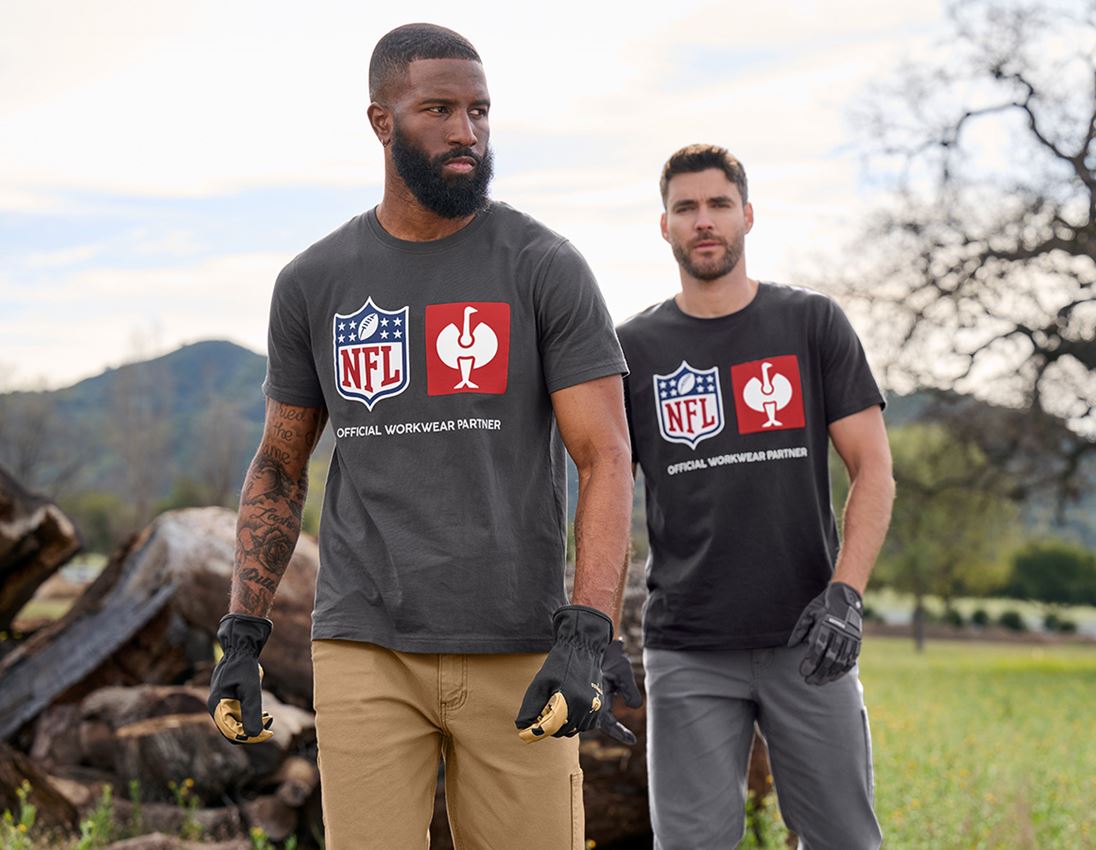 Samenwerkingen: NFL T-Shirt cotton + carbongrijs 2