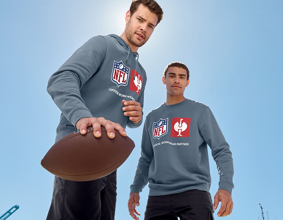 Vêtements: NFL Sweatshirt cotton + bleu oxyde 2