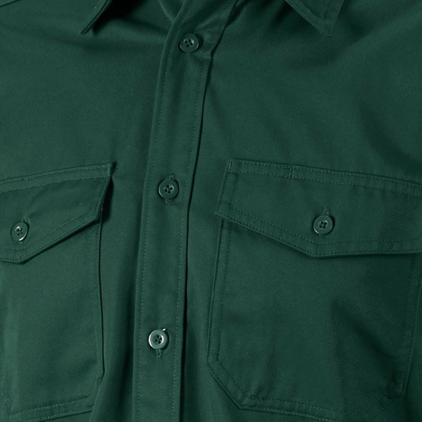 Shirts & Co.: Arbeitshemd e.s.classic, langarm + grün 2