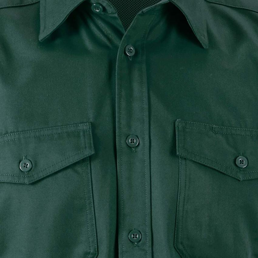 Bovenkleding: Werkhemden e.s.classic, korte mouw + groen 2