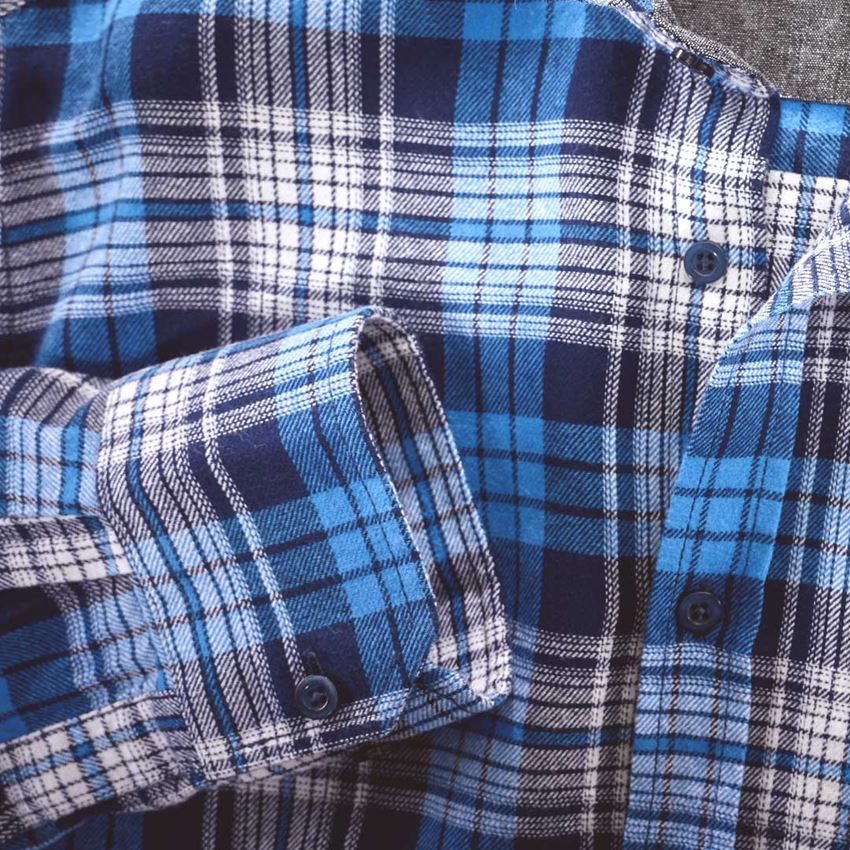 Hauts: Chemise à carreaux e.s.vintage + bleu arctique à carreaux 2