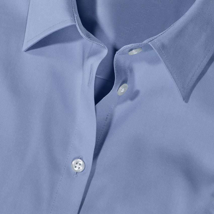 Shirts & Co.: e.s. Business Bluse cotton stretch, Damen reg. fit + frostblau 2