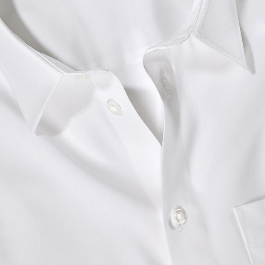 Shirts & Co.: e.s. Business Hemd cotton stretch, regular fit + weiß 3