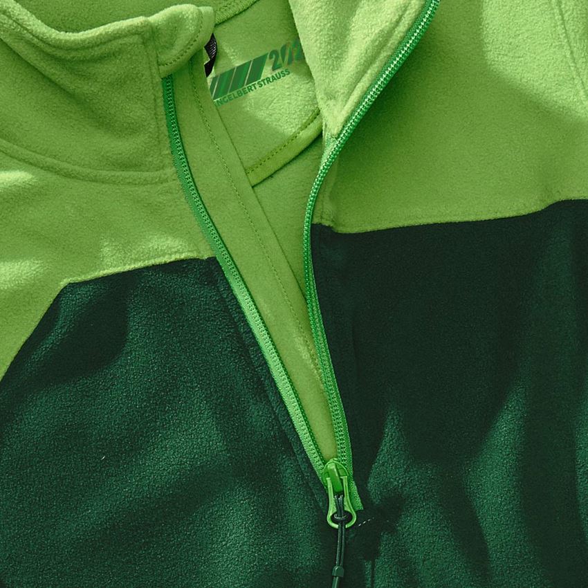 Shirts & Co.: Fleece Troyer e.s.motion 2020, Damen + grün/seegrün 2