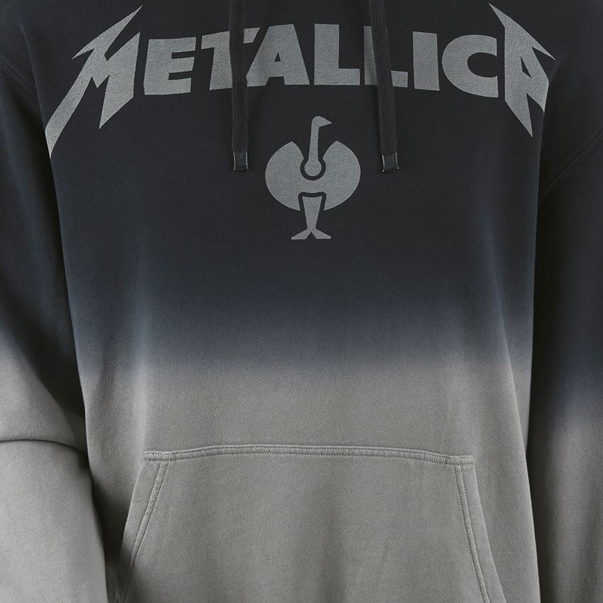 Bovenkleding: Metallica cotton hoodie, men + zwart/graniet 2